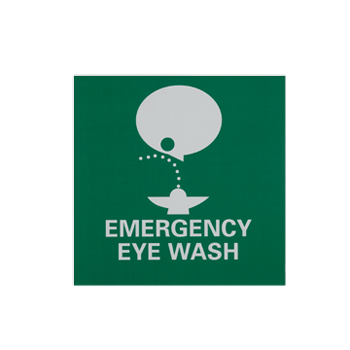 Self Adhesive Sign   Emergency Eye Wash