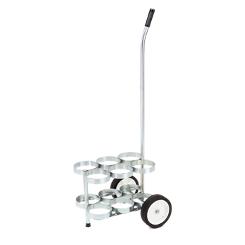 Medium Duty Cylinder Cart - Holds 6 D/E cylinders