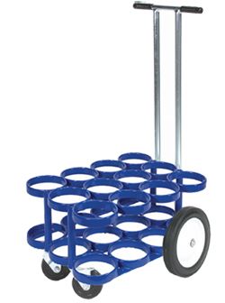 Applied Rattle-Less Carts and Racks have a durable coating to dampen sound.