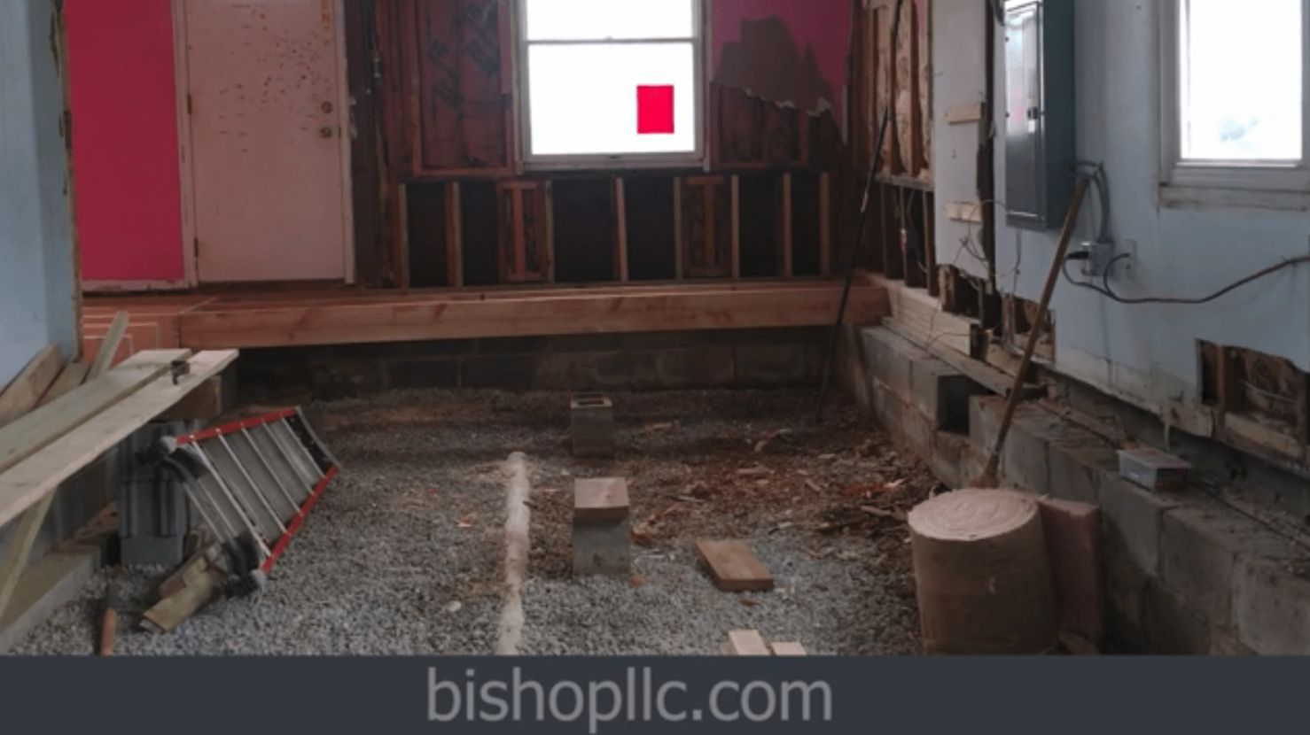 House in Cleveland with rotting foundation saved by Bishop for good value