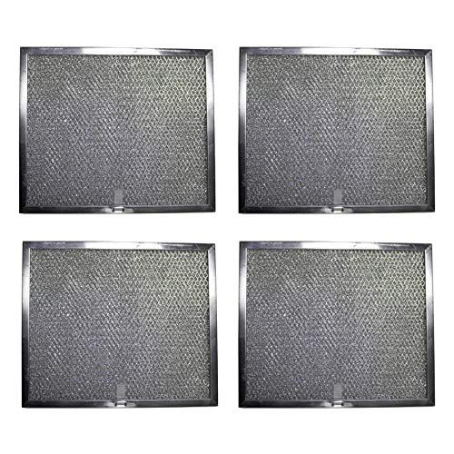 2-Pack Aluminum Replacement Range Hood Filter 9-7/8 x 11-11/16 x 3/8