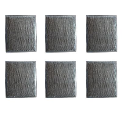 Duraflow Filtration Replacement Aluminum Filter for Many Broan / Nutone Models (6 Pack)