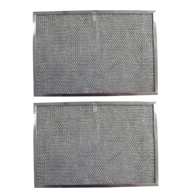 Replacement Aluminum Filters Compatible with GE WB02X2892,GC 7510,RCP1106  11 7/16 X 17 X 3/8 (PT SS) (2 Pack)