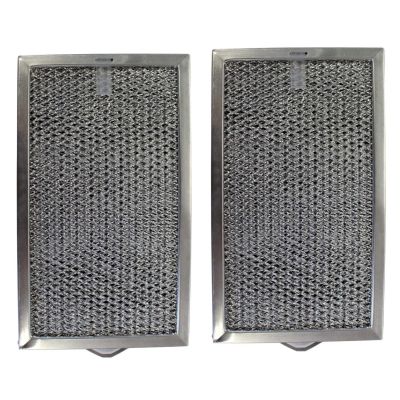 Replacement Aluminum Filters Compatible with Estate 6803, Whirlpool 6803,GC 75131,  5 13/16 x 10 x 3/8 (PT SS, TS SS) (2 Pack)