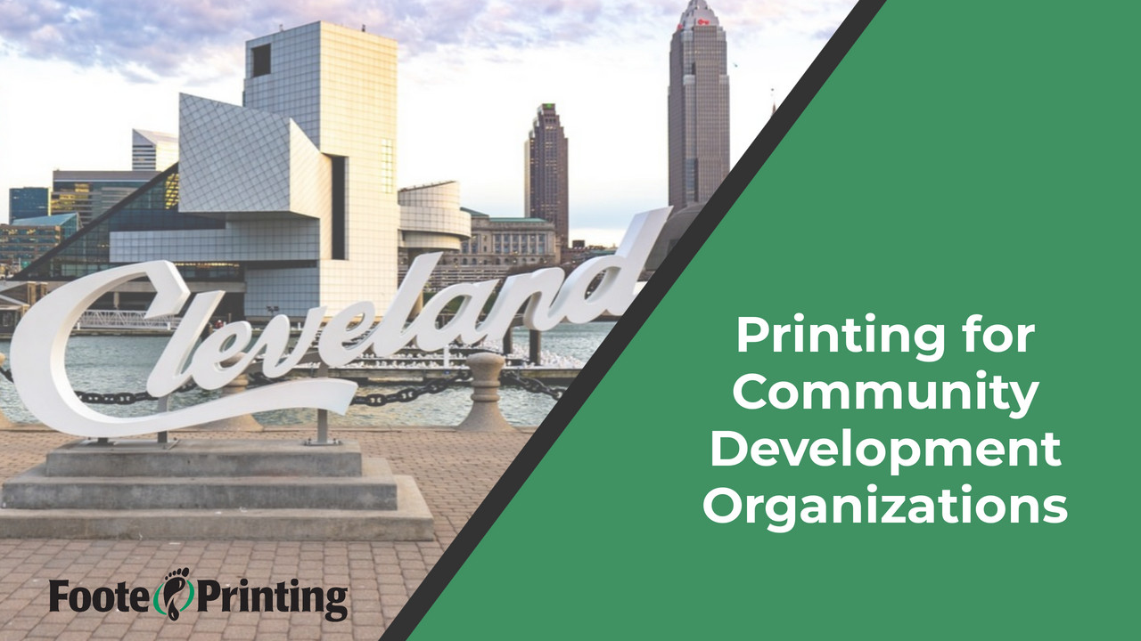 Printing for Community Development Organizations