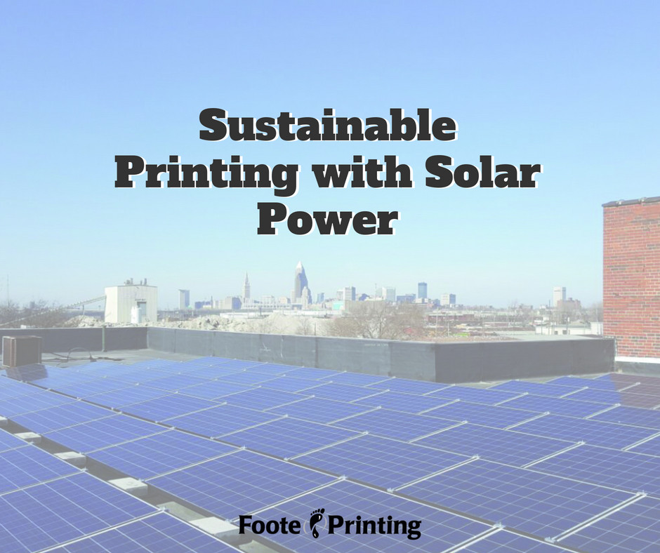 Sustainable Printing with Solar Power