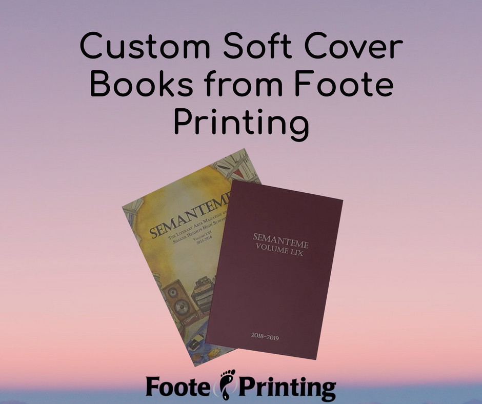 Custom Soft Cover Books from Foote Printing