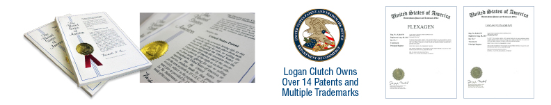 Logan Clutch Owns Over 14 Patents and Multiple Trademarks
