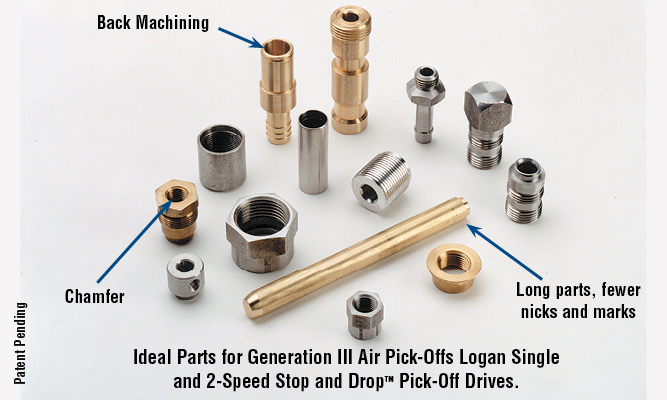 Ideal Parts for Generation III Air Pick-Offs Logan Single  and 2-Speed Stop and DropTM Pick-Off Drives.