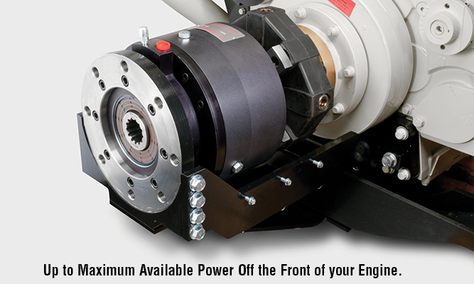 Up to Maximum Available Power Off the Front of your Engine.