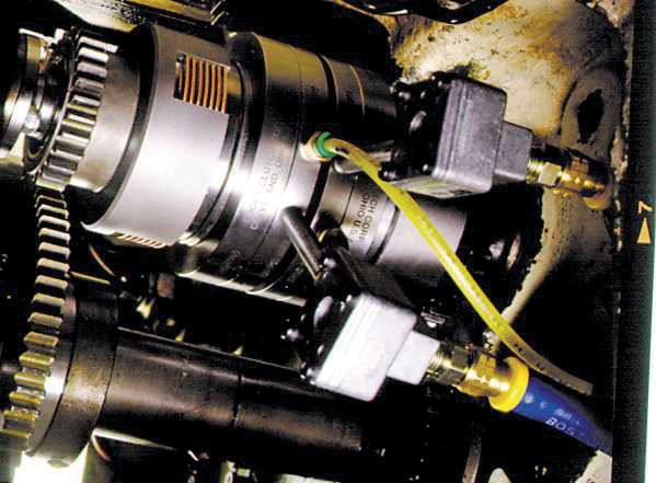 Logan air threading clutch installed in a 16 Wickman