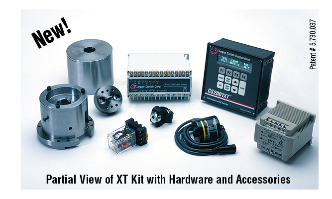 Partial view of XT kit hardware and accessories