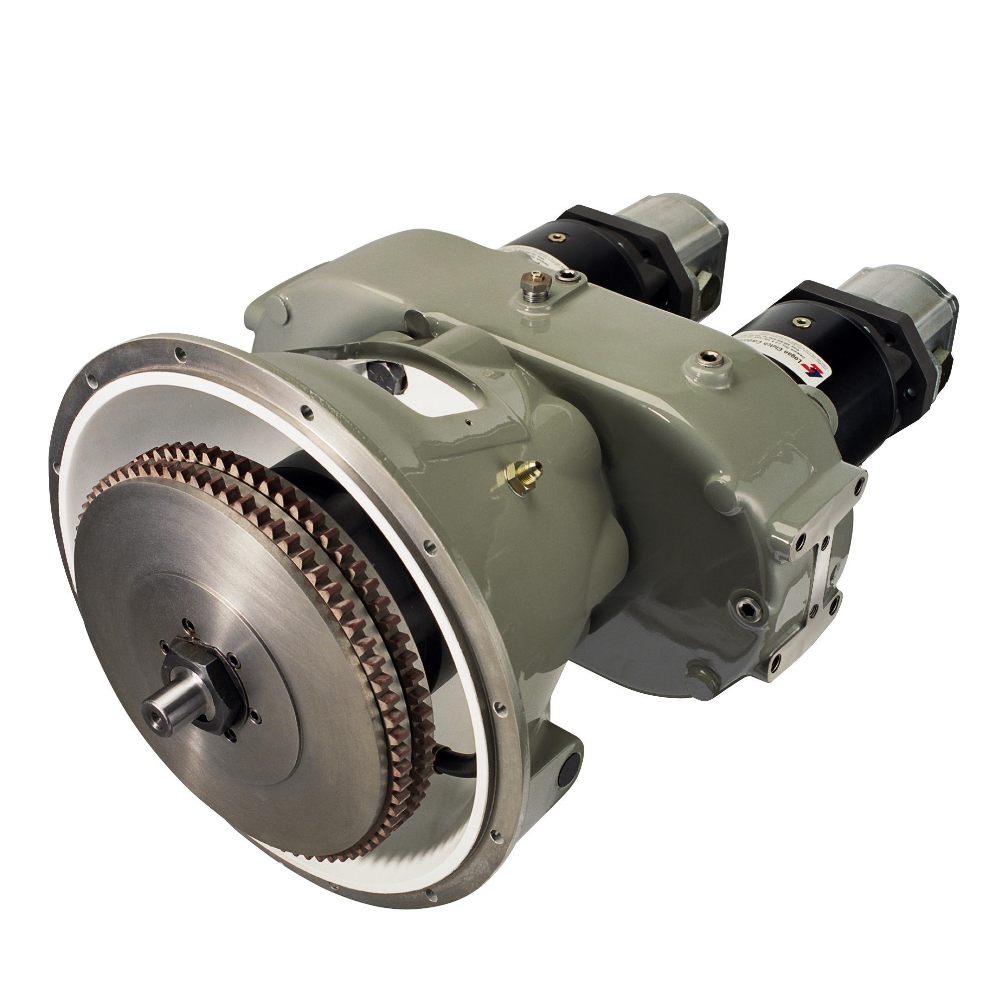 Funk 2800 series, single direct drive pump SAE#3 housing and B pad (retrofitted with Logan LC-110 hydraulic clutch)