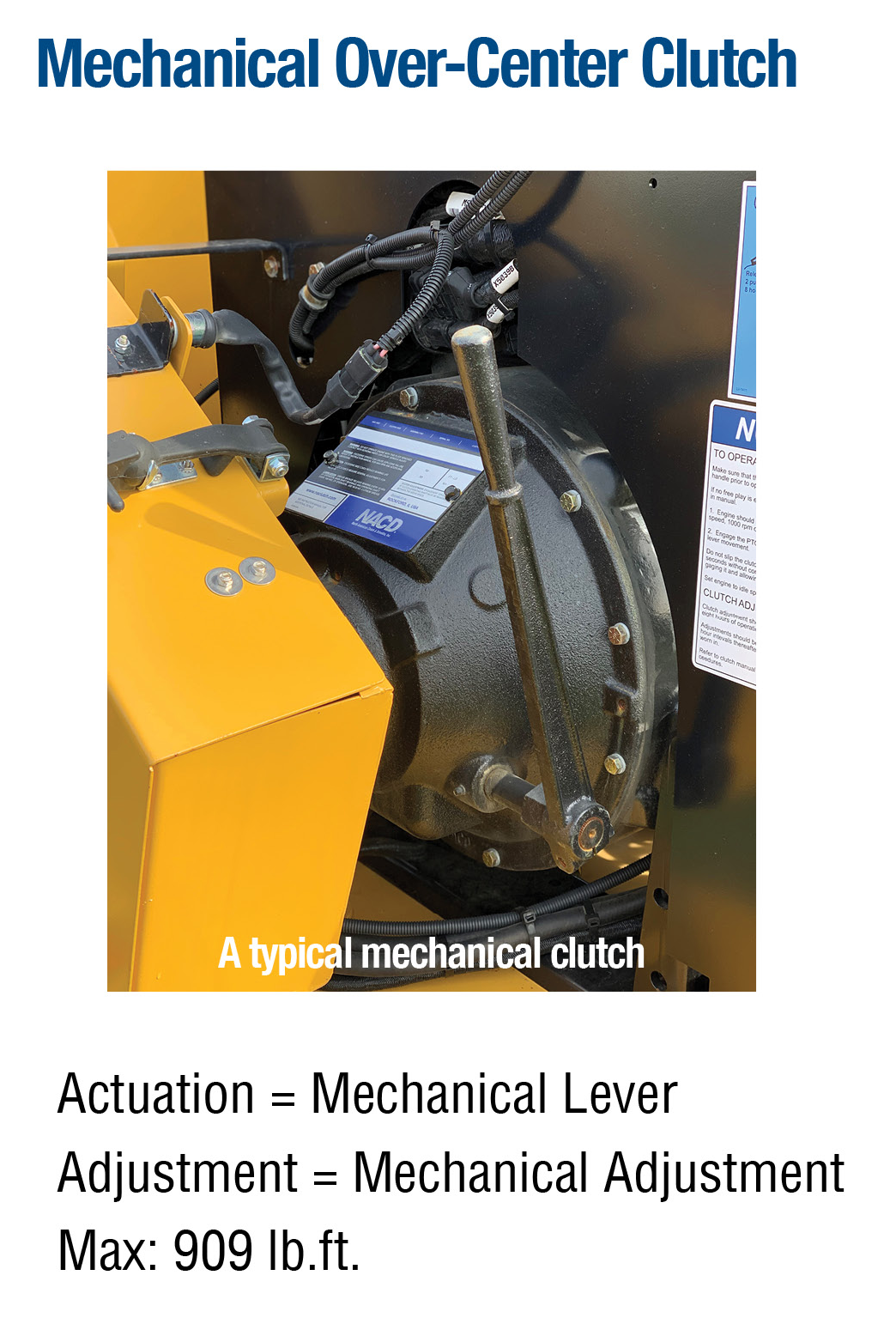 Mechanical Over-Center Clutch
