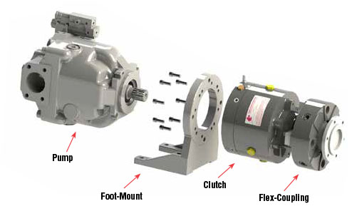 Front of Engine Power Take-off (PTO) Clutches