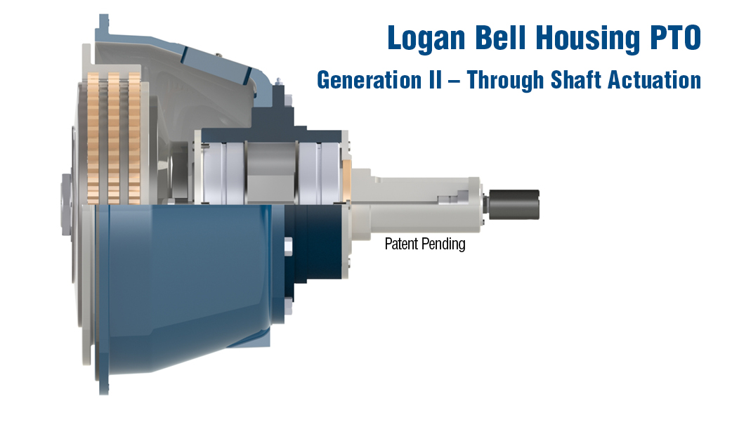 Logan Bell Housing PTO Generation II Through Shaft Actuation