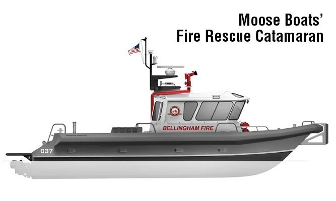 Moose Boats Fire Rescue Catamaran
