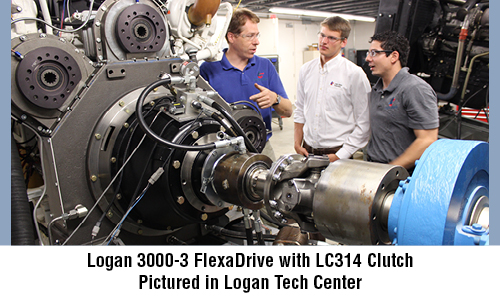 Logan 3000-3 FlexaDrive with LC314 Clutch  Pictured in Logan Tech Center