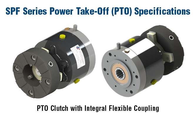 PTO Clutch with Integral Flexible Coupling