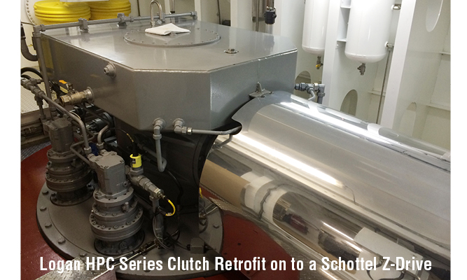 Logan HPC Series Clutch Retrofit on to a Schottel Z-Drive