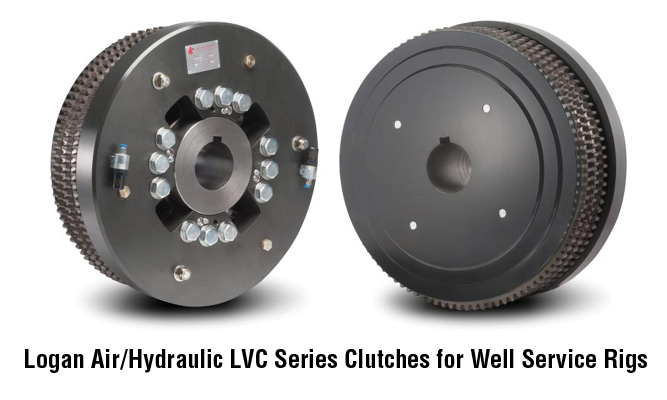 Logan Air/Hydraulic LVC Series Clutches for Well Service Rigs