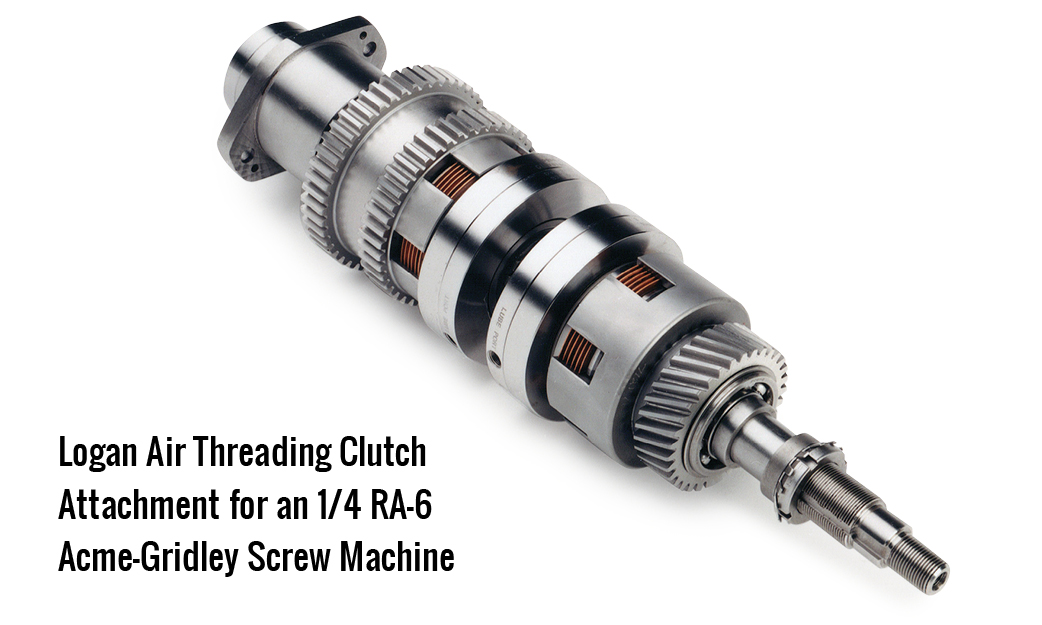Logan Air Threading Clutch Attachment for an 1/4 RA-6 Acme-Gridley Screw Machine