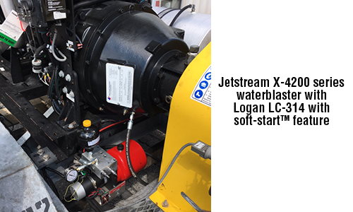 Jetstream X-4200 series  waterblaster with  Logan LC-314 with  soft-startTM feature