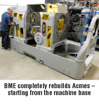 gridley machine acme cycle screw improves rebuilder percent