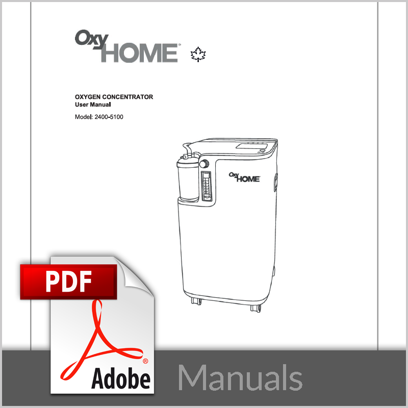 OxyHome Manual with Oxygen Port (Canada)