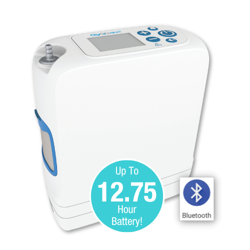 OxyGo NEXT - Up to 12.75 Hours Battery Life