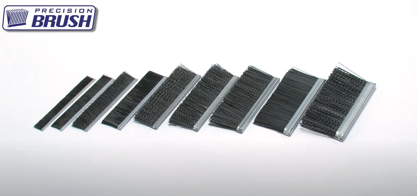 Precision Brush   Sizes of Metal Channel Strip Brush