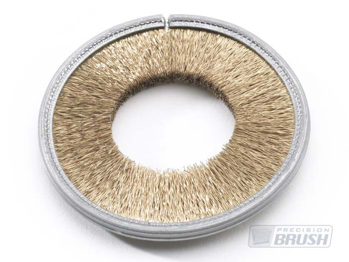 2.25" OD x 1" ID Brass Disk Brushes