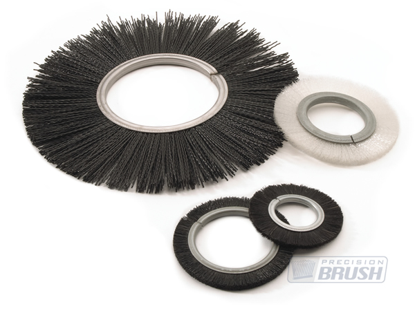 Outside Disk Brushes, Custom made to your specific design. Precision Brush Co.