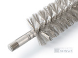 Twisted in Wire Brush with Threaded End, Precision Brush Co.