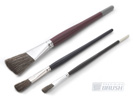 Ox Hair Flat Glaze Brushes