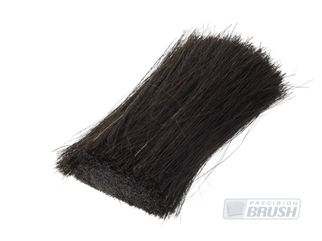 Horse Hair Brush Dark 6 Inch