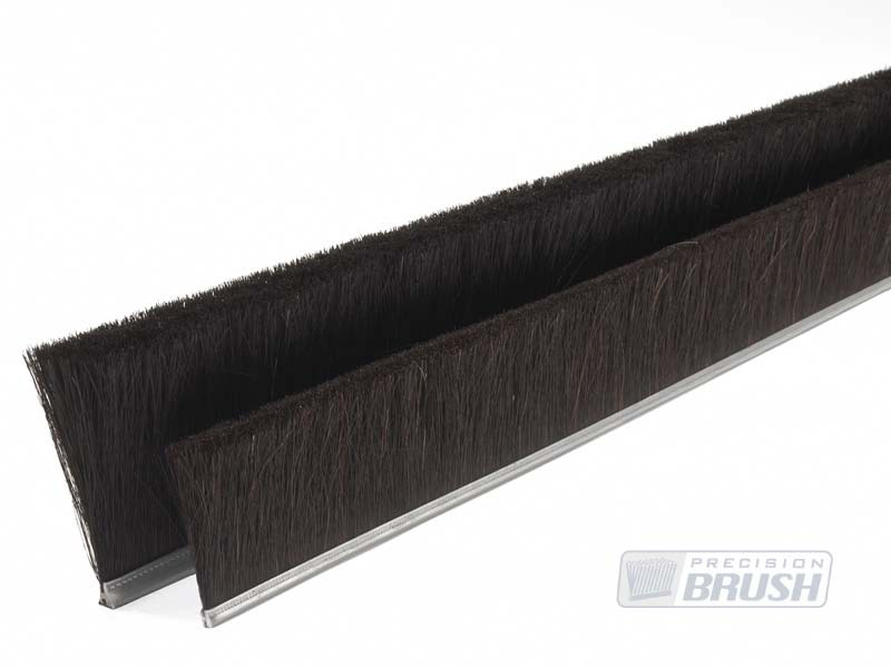 Channel Brush with Horse Hair Filling and Galvanized Steel Metal Channel