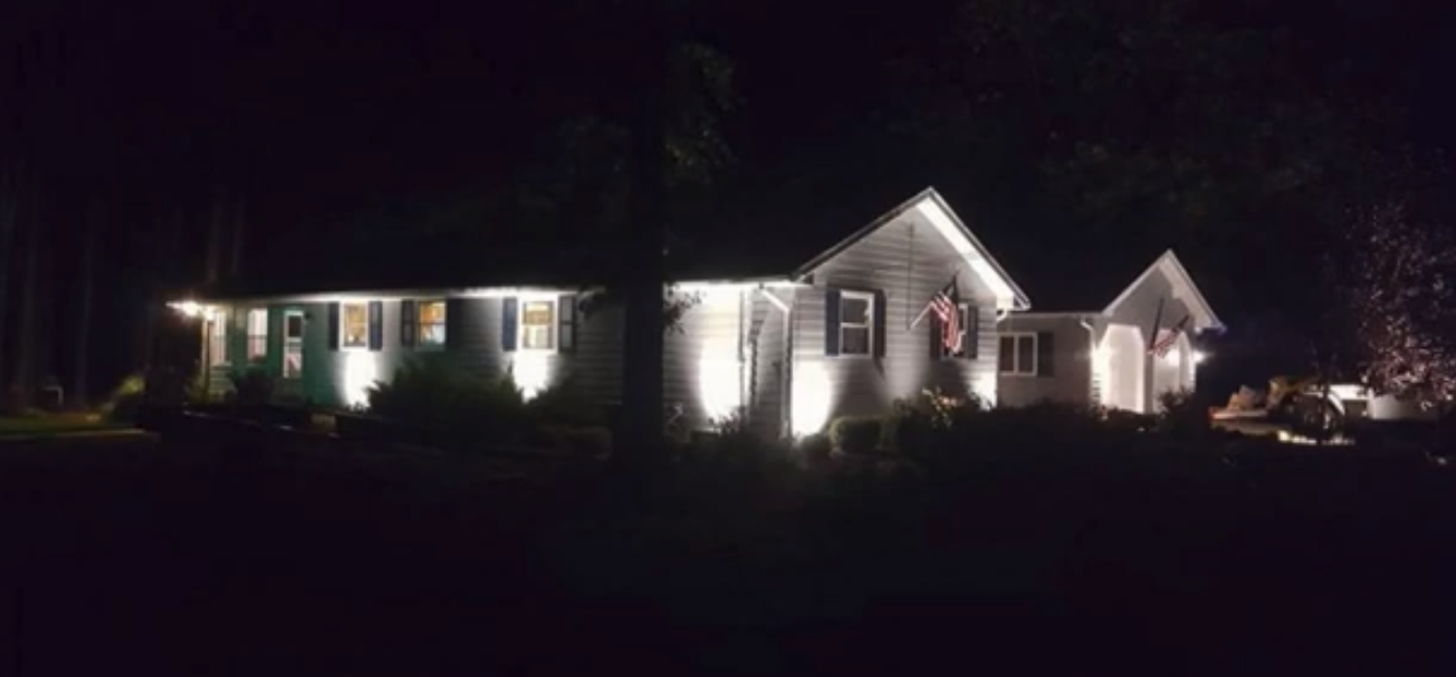 Accent your house at night with Seasonal Yard Work | Avon, OH