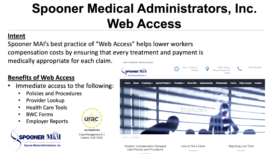 Spooner Medical Administrators, Inc. Web Access