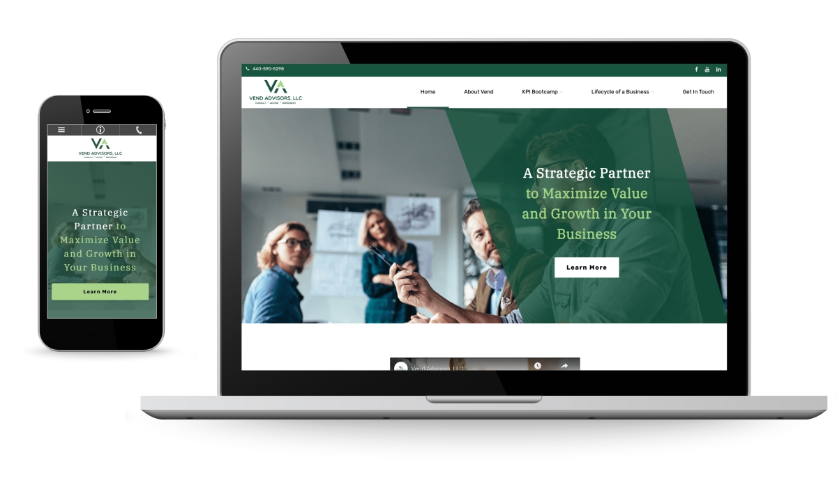 New Websites for business advisors and business coaches