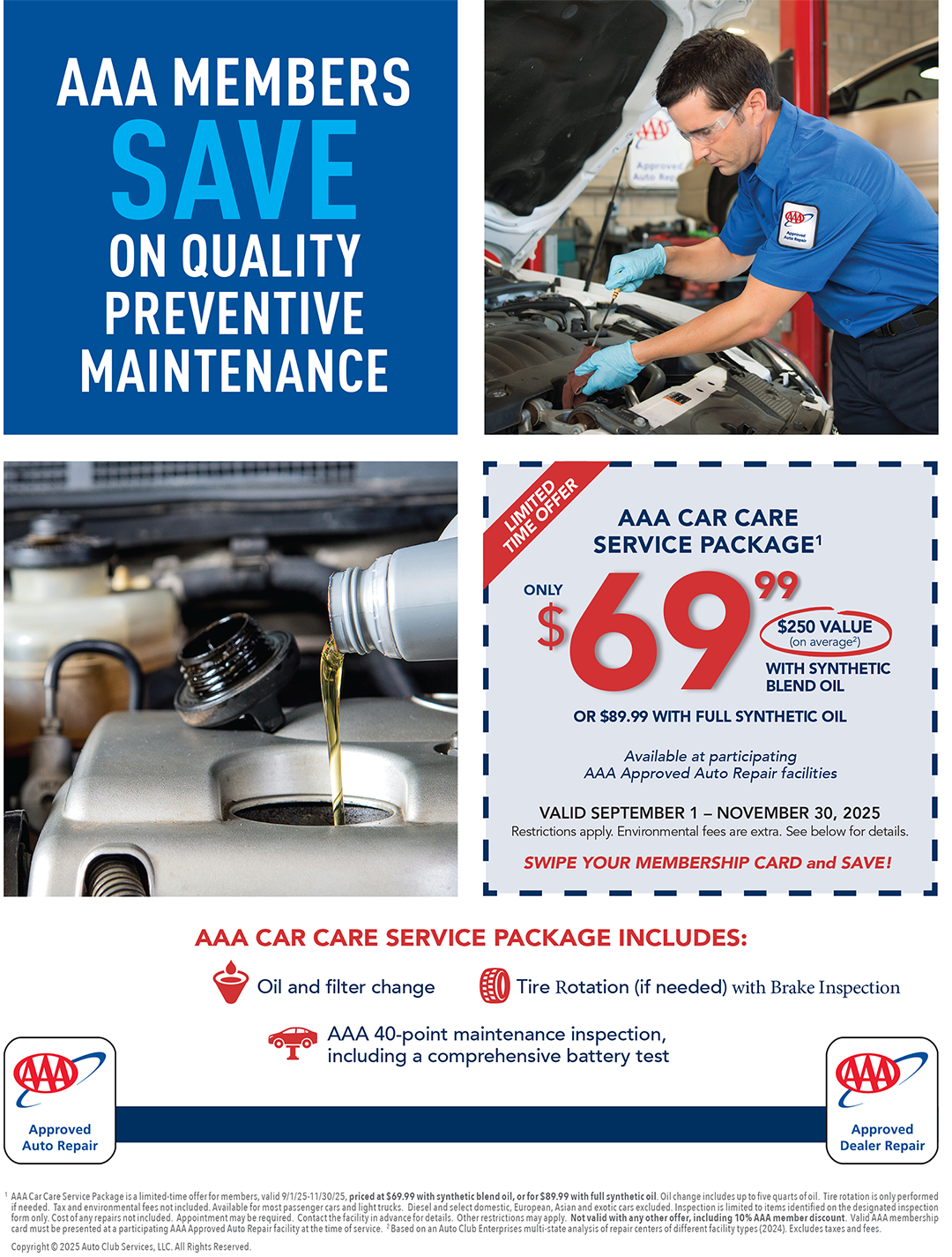 AAA Car Care Service Package