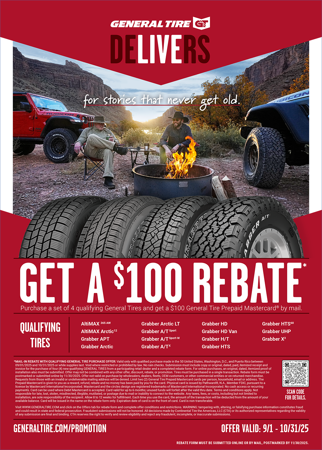 $100 Tire Rebate