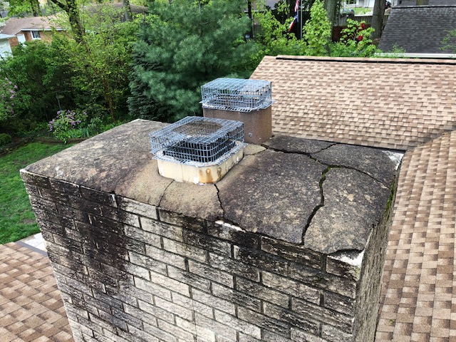 cracks in chimney | West Side Roofing