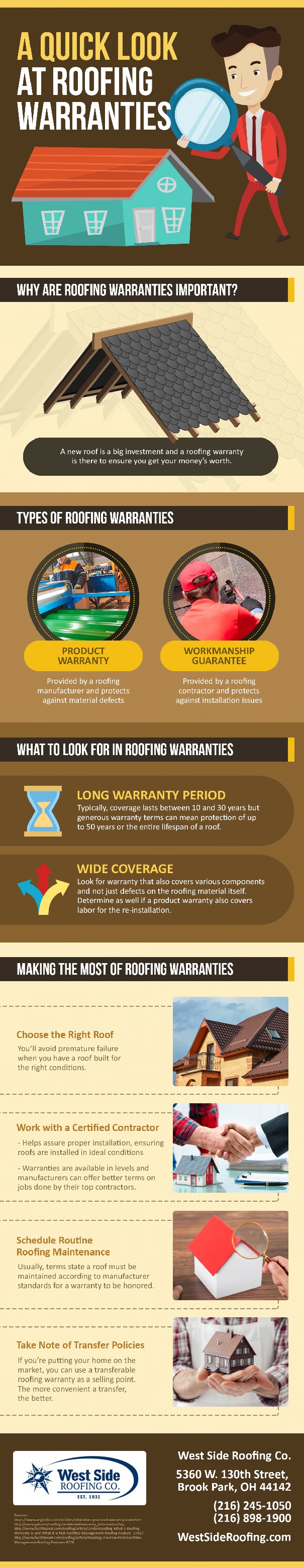 Infographics: A Quick Look at Roofing Warranties