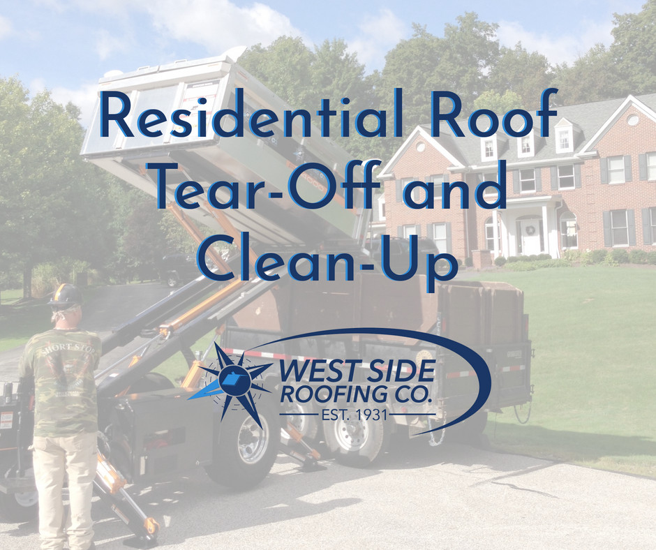 Residential Roof Tear off and Cleanup