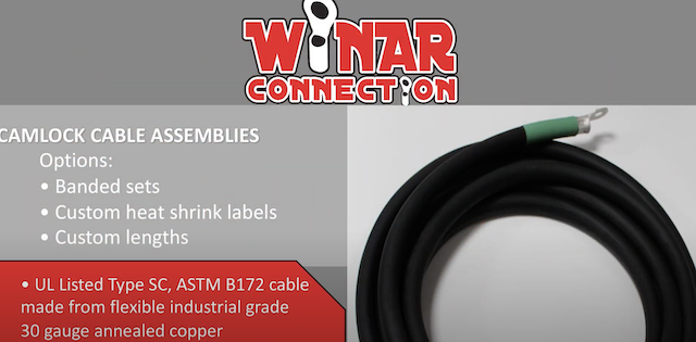 Hurricane Cables With Winar Connection 